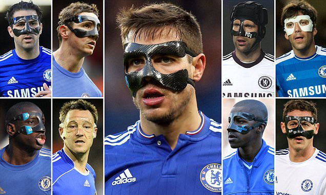 Cesar Azpilicueta, Pemain Chelsea Kesembilan yang Pakai Masker